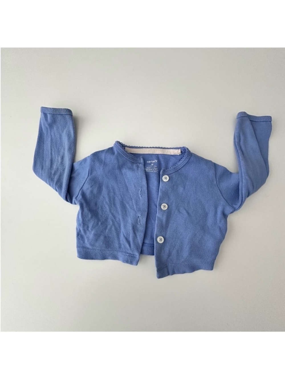 Carter's Baby Blue Button Front Cardigan 9M